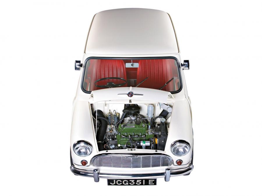 Моторный отсек Morris Mini-Minor (ADO15) 1959 года  (фото 15 из 17)